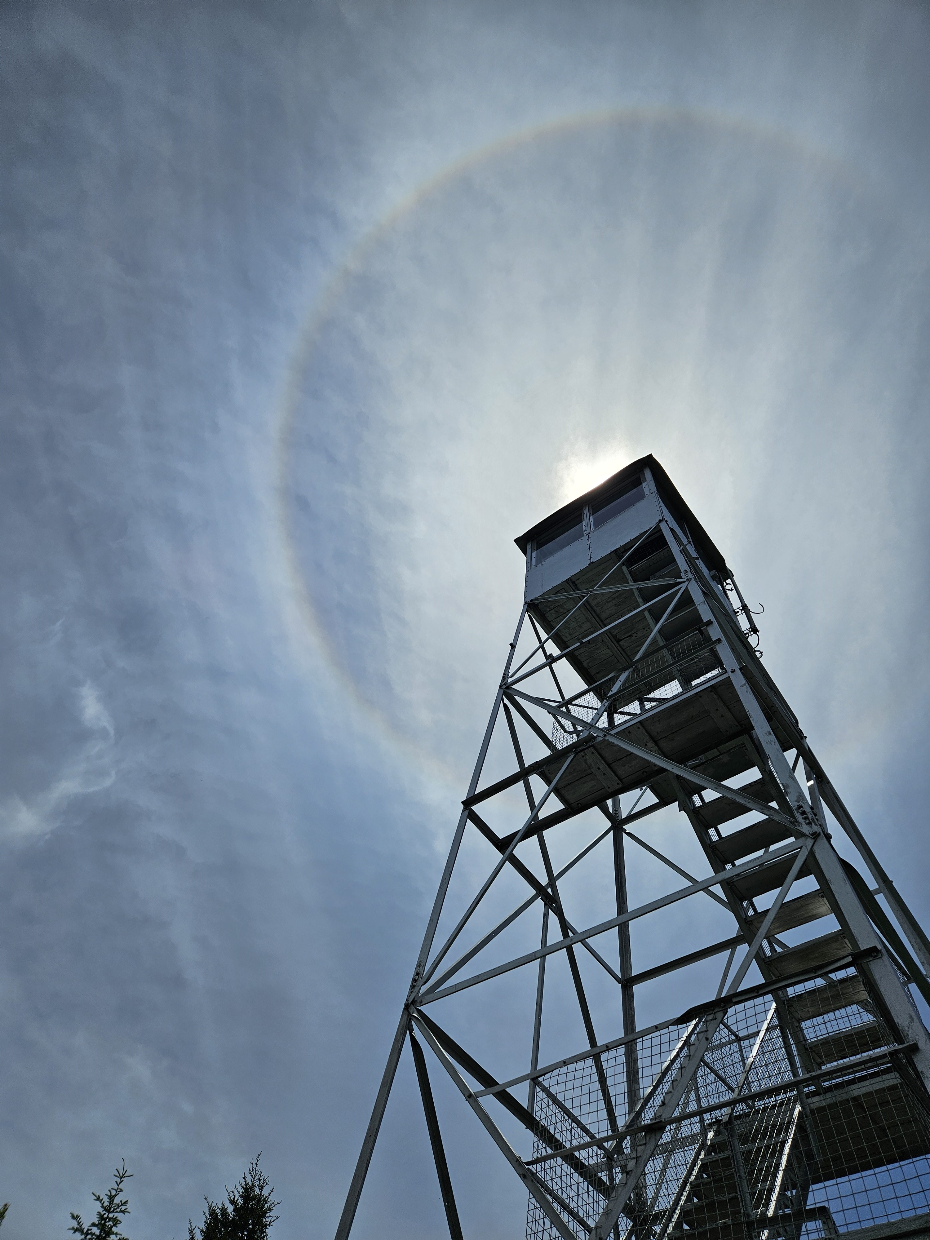 Tower with halo